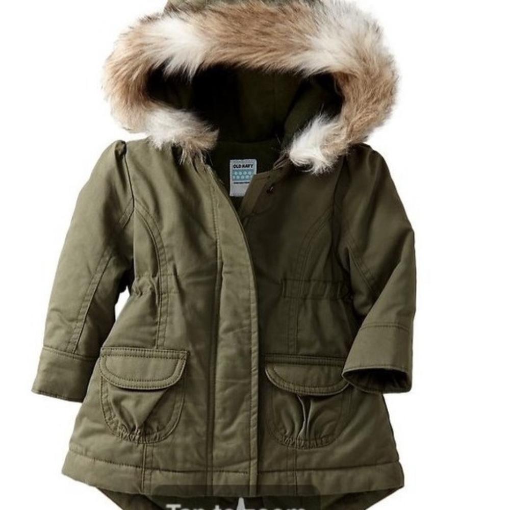 Old Navy Toddler Girl Parka Size 2T New With Tags